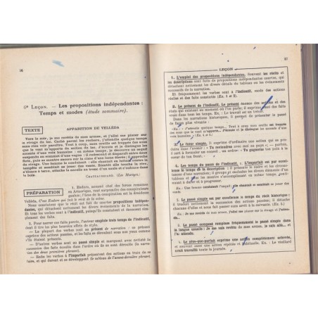 La grammaire nouvelle et le français, classe de 5e, Souché et Lamaison, 1955 - manuel de français