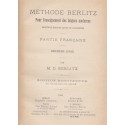 Méthode Berlitz, partie française, deuxième livre, 1900 - manuel de français langue étrangère