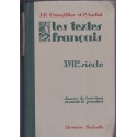 Les textes français XVIIe siècle, classes de 3e, 2e et 1ère, Chevaillier et Audiat, 1927 - manuels de français, littérature