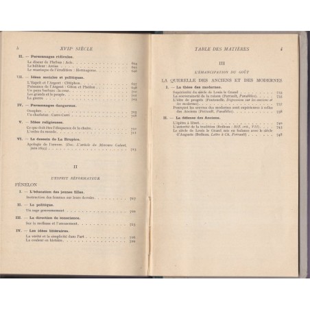 Les textes français XVIIe siècle, classes de 3e, 2e et 1ère, Chevaillier et Audiat, 1927 - manuels de français, littérature