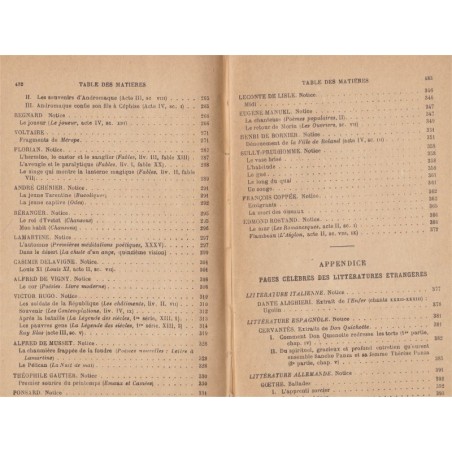 Morceaux choisis des grands écrivains français du XVIe au XIXe s, Albert Cahen, 1921 - manuel de littérature