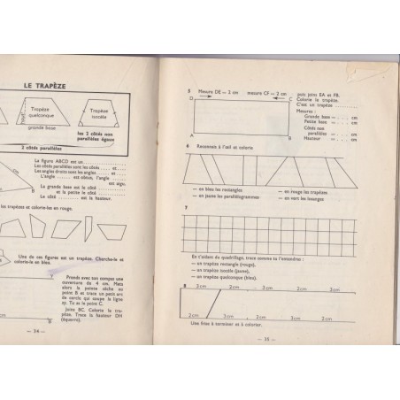 Cahiers pour s'exercer, géométrie cours moyen, Carles Rochel - école primaire, manuels mathématiques