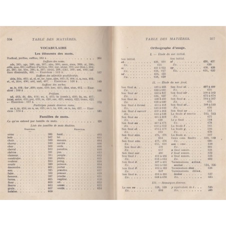 Deuxième grammaire française, cours moyen certificat d'études, Camille Autier, 1940 - manuels de français