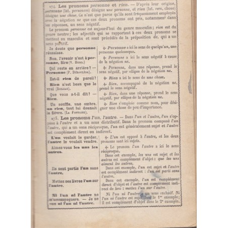Cours de langue française, brevet élémentaire, Maquet, Flot et Roy, 1932 - manuels de français