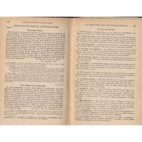 Cours de langue française, brevet élémentaire, Maquet, Flot et Roy, 1932 - manuels de français