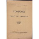 Consignes du test de Terman, 1952 - psychologie, intelligence, édition rare