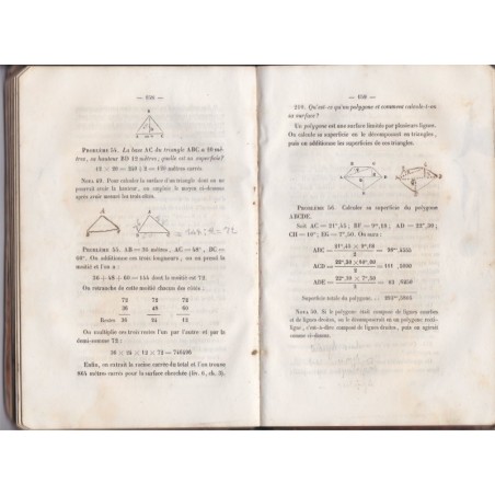 Traité d'arithmétique par questions réponses, 1854, Morand - manuels mathématiques,