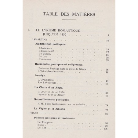 Morceaux choisis des poètes français XIXe et XXe, Dulong et Clarac - littérature XIXe siècle