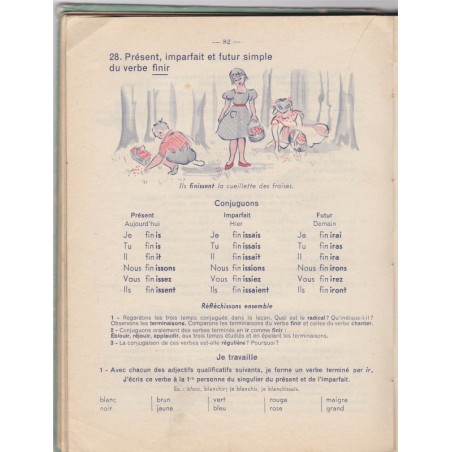 Ma deuxième grammaire cours moyen, Canac et Jughon, 1963 - manuels de français