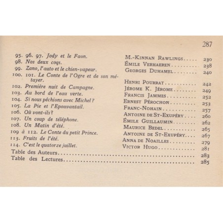 Nos belles lectures, cours moyen 1ère année, David, Haisse et Bouret, 1962 - manuels de français