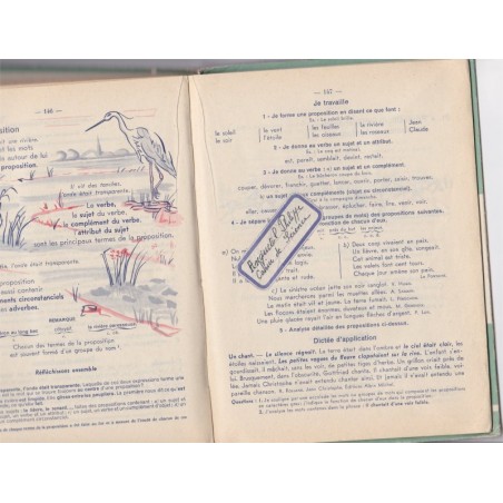 Ma deuxième grammaire cours moyen, Canac et Jughon, 1963 - manuels de français