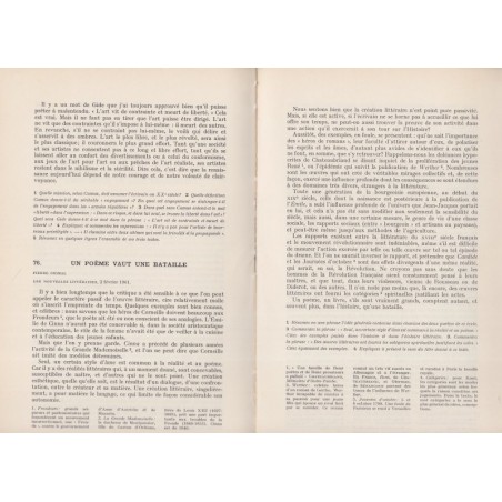 Civilisation contemporaine, Baudouy et Moussay, 1973 - manuel de littérature