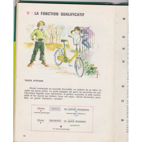 Grammaire fonctionnelle de la langue française 1974 cours moyen, Galizot Dumas Capet