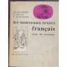 Les nouveaux textes français classe de 3e, Chevaillier, Audiat et Aumeunier, 1963 - manuel de littérature