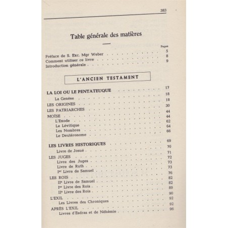 Lectures bibliques, l'histoire du Salut, A. Elchinger, 1963 - bible
