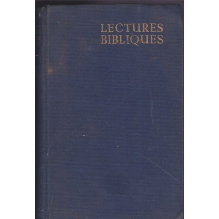 Lectures bibliques, l'histoire du Salut, A. Elchinger, 1960 - bible