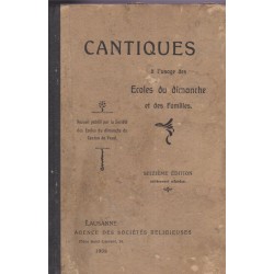 Cantiques à l'usage des...