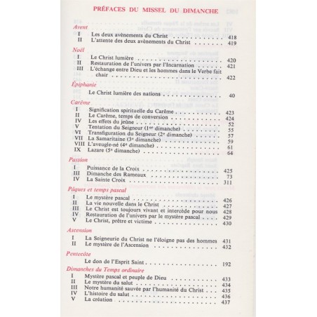 Missel du Dimanche, Pierre Jounel, 1971 - liturgie catholique, messe, cantiques, Bible,