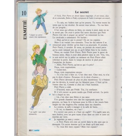 La semaine de français Cours élémentaire CE2, Annick Goupil 1987 - manuels de français