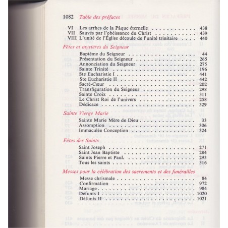 Missel du Dimanche, Pierre Jounel, 1971 - liturgie catholique, messe, cantiques, Bible,