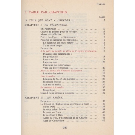 Lourdes, manuel du pèlerin, Tardy, 1962, der Lourdespilger  -, pèlerinage, cantiques, Lieder, Alsace