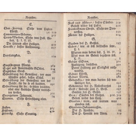 Daté 1765, Das katholische Straßburger Bett-Buch, Josephum Waldner - religion, alsatiques, Strasbourg