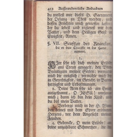Daté 1765, Das katholische Straßburger Bett-Buch, Josephum Waldner - religion, alsatiques, Strasbourg