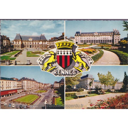 Rennes - carte postale département 35 Ille-et-Vilaine Bretagne