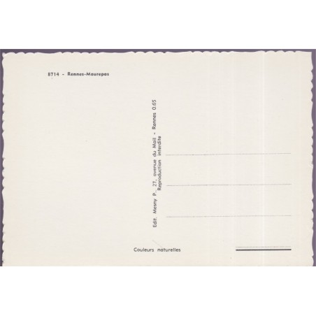 Rennes Maurepas - carte postale département 35 Ille-et-Vilaine Bretagne