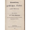 Sammlung geistlicher Lieder netst Gebeten, 1877, Augsburgischer Confession - protestantisme, cantiques, Lieder, Alsatiques