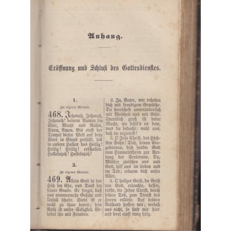 Sammlung geistlicher Lieder netst Gebeten, 1877, Augsburgischer Confession - protestantisme, cantiques, Lieder, Alsatiques