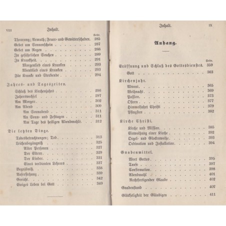 Sammlung geistlicher Lieder netst Gebeten, 1877, Augsburgischer Confession - protestantisme, cantiques, Lieder, Alsatiques