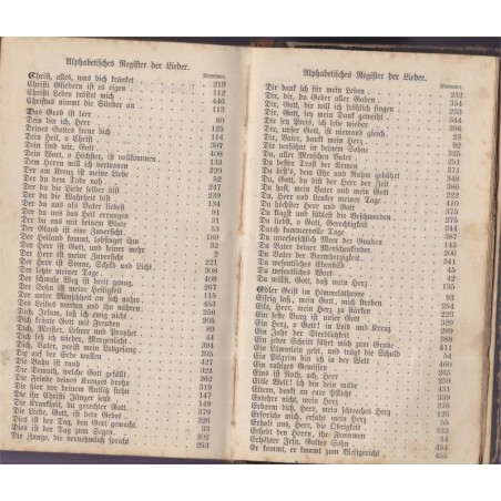 Sammlung geistlicher Lieder netst Gebeten, 1877, Augsburgischer Confession - protestantisme, cantiques, Lieder, Alsatiques