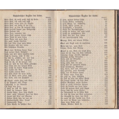 Sammlung geistlicher Lieder netst Gebeten, 1877, Augsburgischer Confession - protestantisme, cantiques, Lieder, Alsatiques