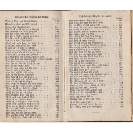 Sammlung geistlicher Lieder netst Gebeten, 1877, Augsburgischer Confession - protestantisme, cantiques, Lieder, Alsatiques