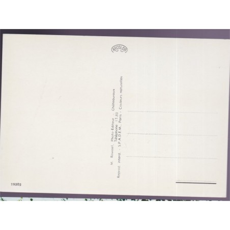 Lac d'Eguzon - carte postale départements 36 Indre et 23 Creuse