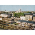 Châteauroux, place de la gare - carte postale département 36 Indre
