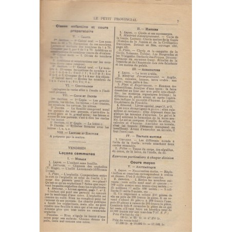 Devoirs scolaires, Le petit Provincial et le Maître Pratique réunis, journal pédagogique, 1912 - pédagogie, journaux