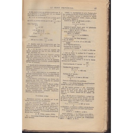 Devoirs scolaires, Le petit Provincial et le Maître Pratique réunis, journal pédagogique, 1912 - pédagogie, journaux