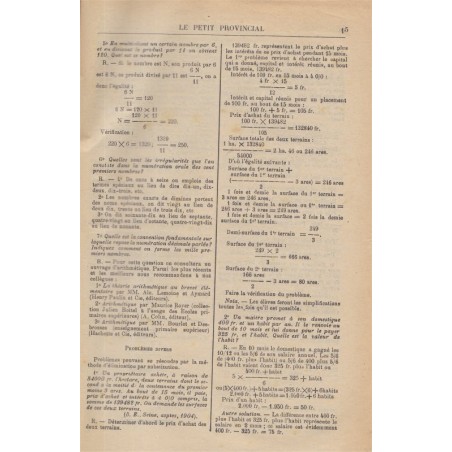 Devoirs scolaires, Le petit Provincial et le Maître Pratique réunis, journal pédagogique, 1912 - pédagogie, journaux
