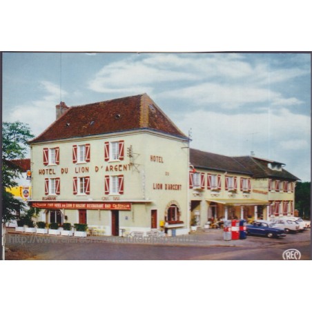La Châtre, restaurant les Routiers Hôtel du Lion d'Argent - carte postale département 36 Indre
