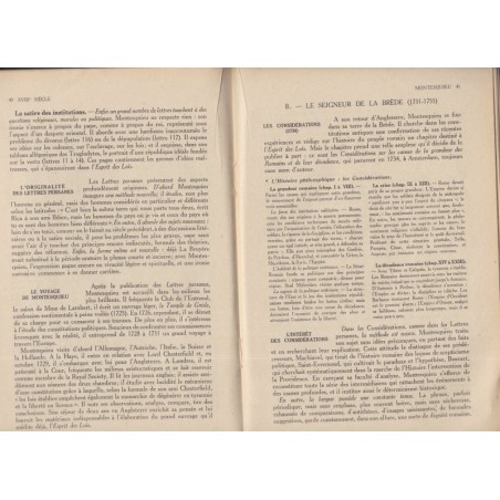 Le XVIIIe siècle, Manuel des études littéraires françaises, Castex et Surer, 1949 - manuel de littérature