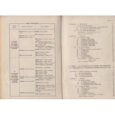 Le XVIIIe siècle, Manuel des études littéraires françaises, Castex et Surer, 1949 - manuel de littérature