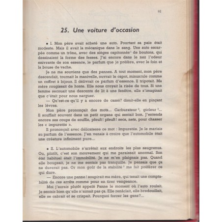 Pages d'action, lectures cours moyen, Lombardy et Jolly, 1955 - manuel de français
