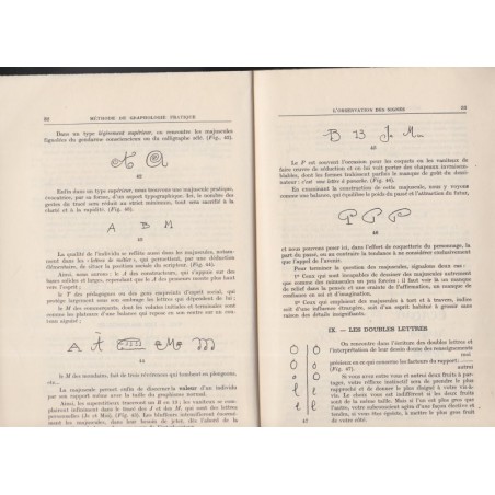 Méthode de graphologie pratique, Raymond Trillat, 1947 - écriture, psychologie