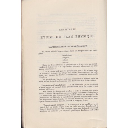 Méthode de graphologie pratique, Raymond Trillat, 1947 - écriture, psychologie