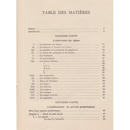 Méthode de graphologie pratique, Raymond Trillat, 1947 - écriture, psychologie