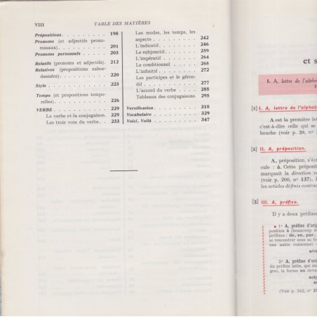 Grammaire française, Martin et Lecomte, 1967 - manuels de français, lycées et collèges