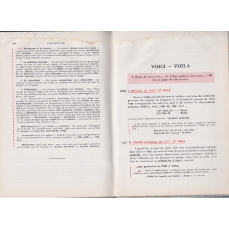 Grammaire française, Martin et Lecomte, 1967 - manuels de français, lycées et collèges
