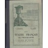 Les textes français du programme classe de 6e, Calvet et Lamy, 1934 - prosateurs, manuels de français